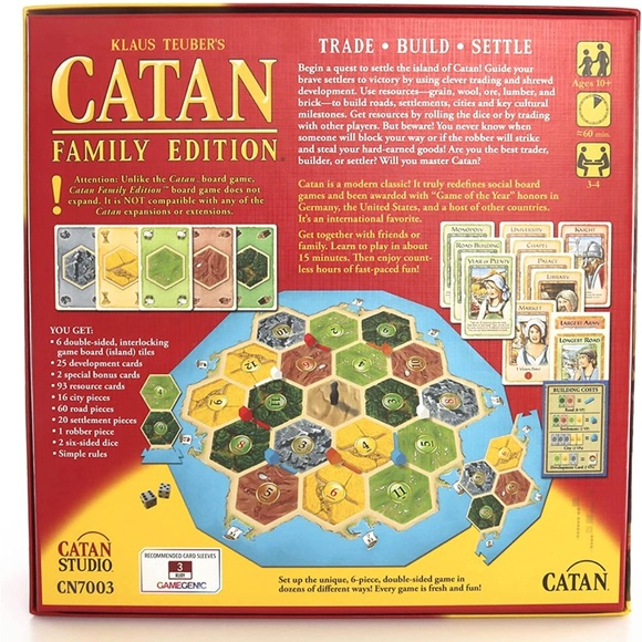COPY - Settlers of Catan Family Edition - Picture 3 of 4